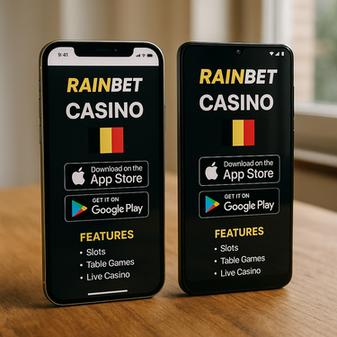 Rainbet Casino - Expérience Navigateur Mobile - Pas de Téléchargement d'App Belgique